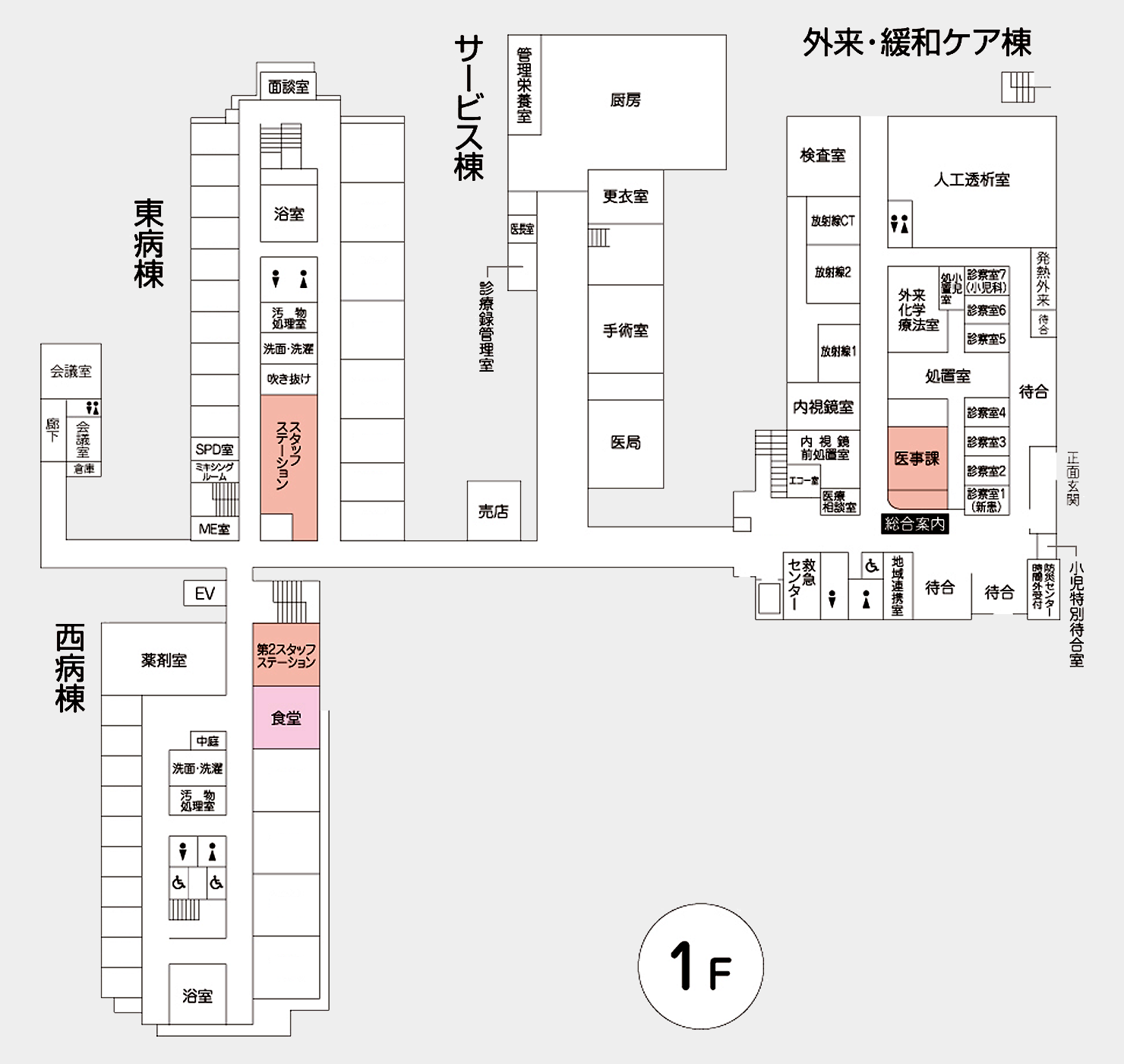 病院建替えに伴う駐車場と入口の変更のご案内